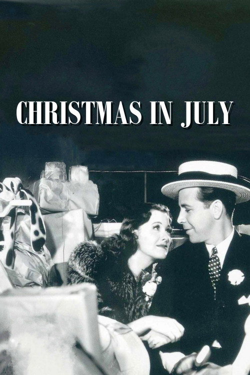 Christmas in July (1940) movie poster