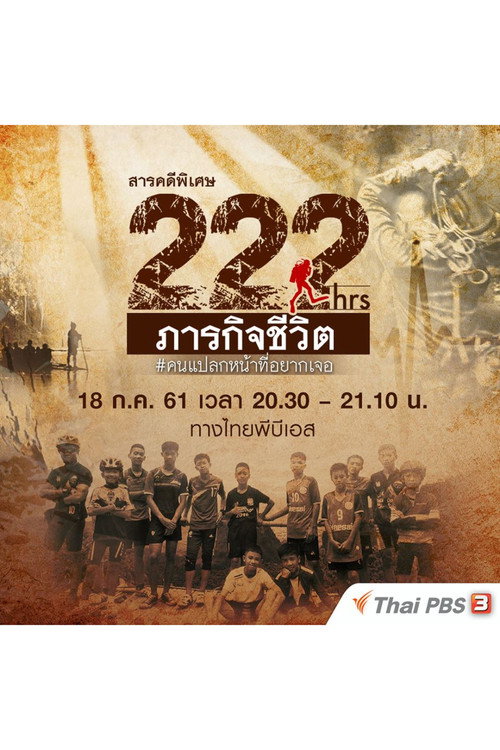 222 Hours: Thai Cave Rescue (2018) movie poster