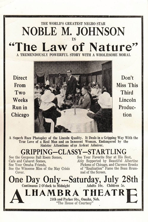 The Law of Nature (1917) movie poster