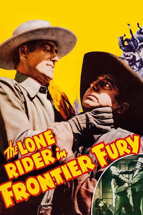 The Lone Rider in Frontier Fury (1941) movie poster