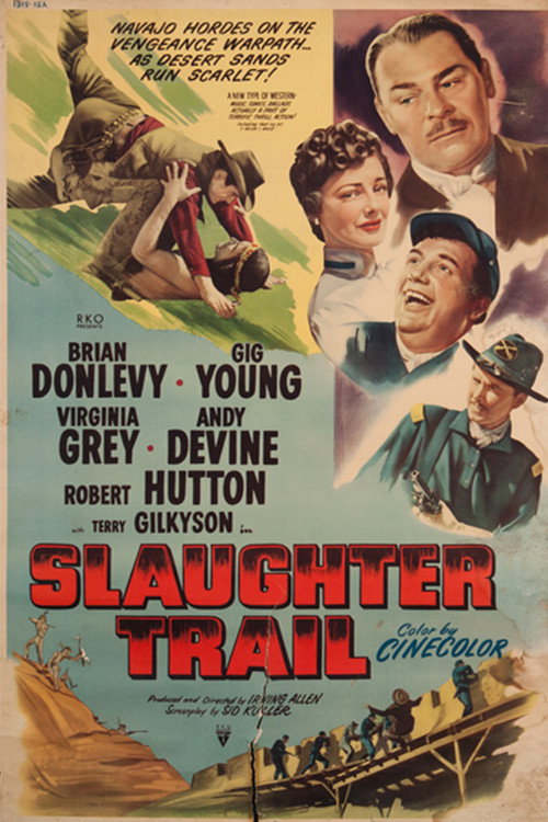 Slaughter Trail (1951) movie poster