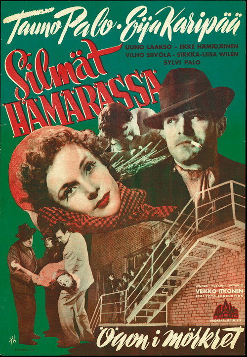 Silmät hämärässä (1952) movie poster