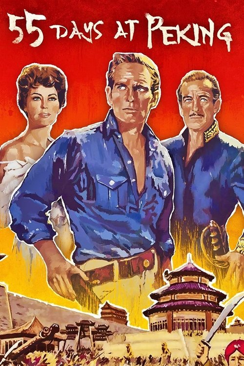 55 Days at Peking (1963) movie poster