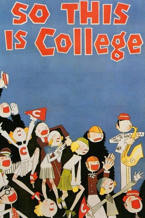 So This Is College (1929) movie poster