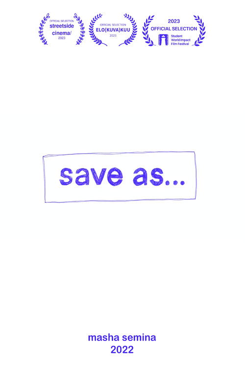 Save As… (2022) movie poster