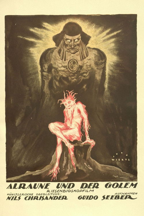 Alraune and the Golem (1919) movie poster