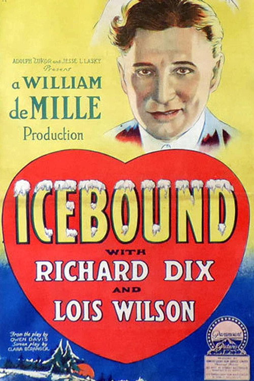 Icebound (1924) movie poster