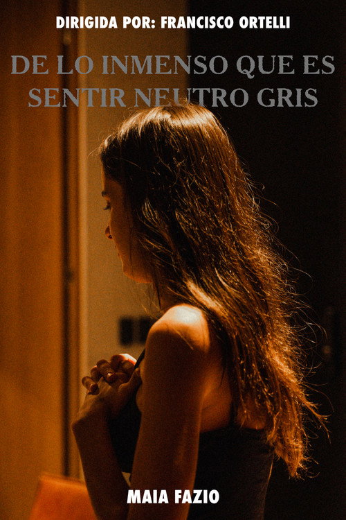 De lo inmenso que es Sentir Neutro Gris (2024) movie poster