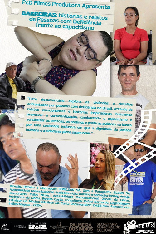 Barreiras: Histórias e relatos de pessoas com deficiência frente ao capacitismo (2024) movie poster