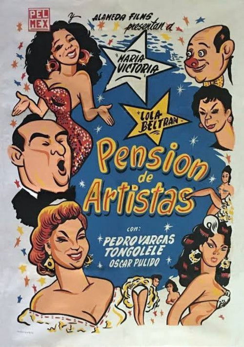 Pensión de artistas (1956) movie poster