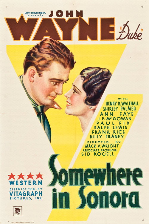 Somewhere in Sonora (1933) movie poster