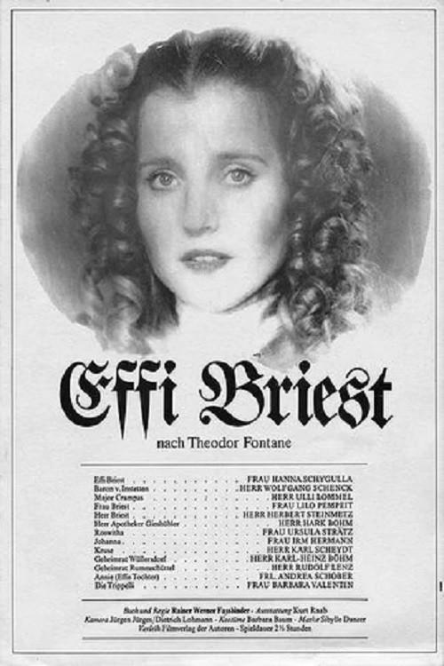 Effi Briest (1974) movie poster