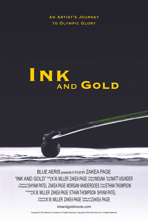 Ink and Gold: An Artist's Journey to Olympic Glory (2023) movie poster