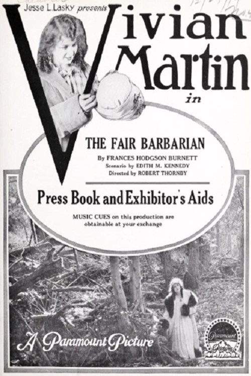 The Fair Barbarian (1917) movie poster