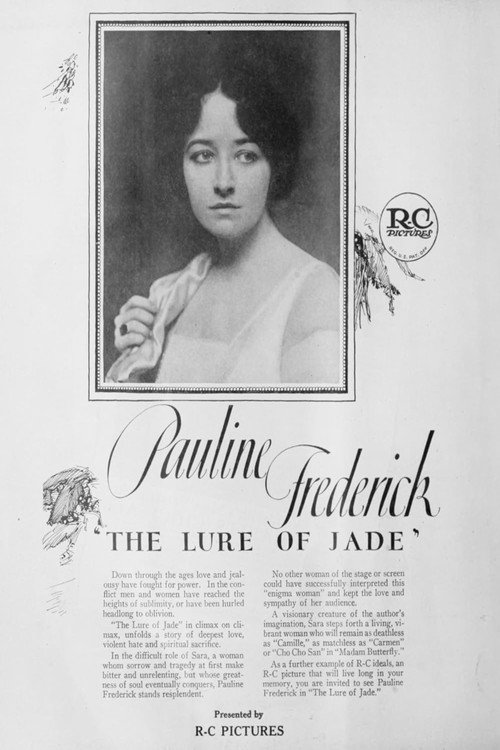 The Lure of Jade (1921) movie poster