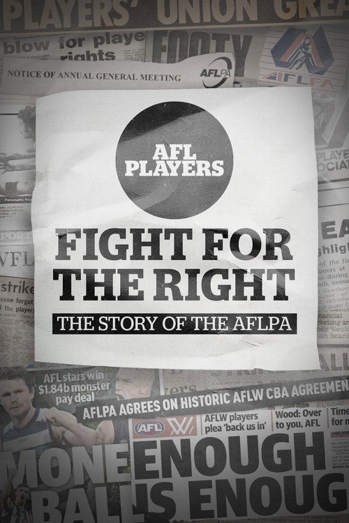 Fight for the Right: The Story of the AFLPA (2023) movie poster