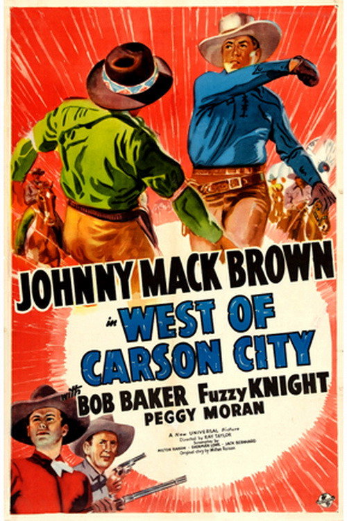 West of Carson City (1940) movie poster