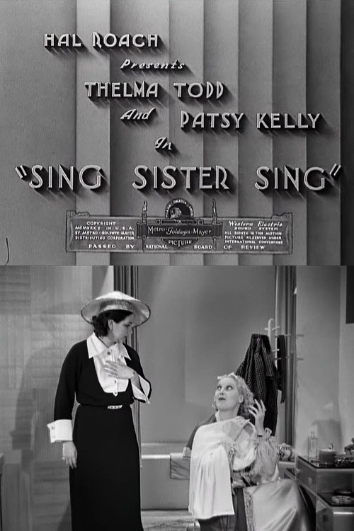 Sing Sister Sing (1935) movie poster