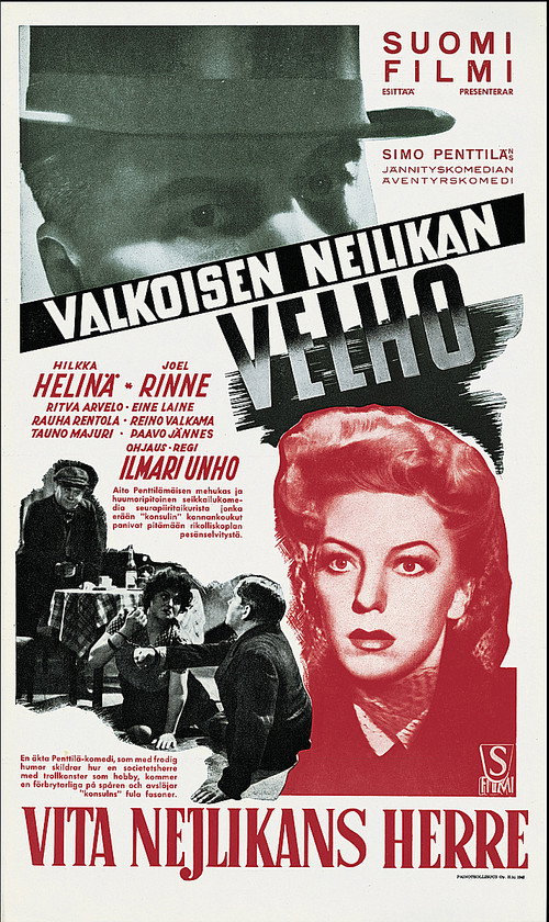 Valkoisen neilikan velho (1945) movie poster