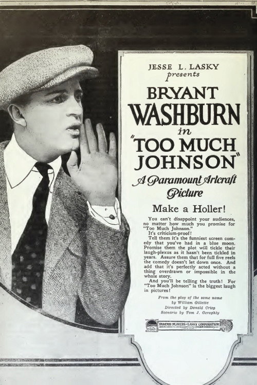 Too Much Johnson (1919) movie poster