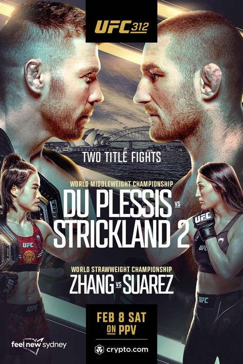 UFC 312: Du Plessis vs. Strickland 2 (2025) movie poster