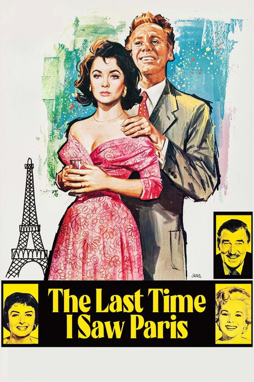 The Last Time I Saw Paris (1954) movie poster