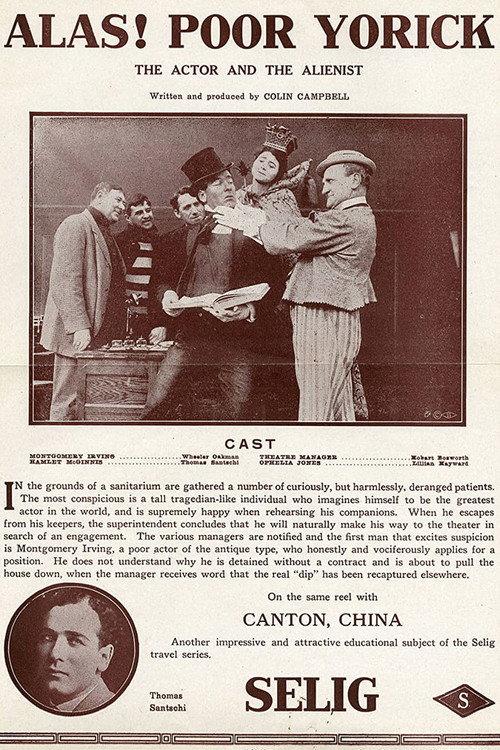 Alas! Poor Yorick! (1913) movie poster
