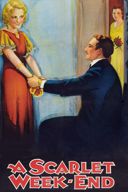 A Scarlet Week-End (1932) movie poster
