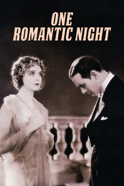 One Romantic Night (1930) movie poster