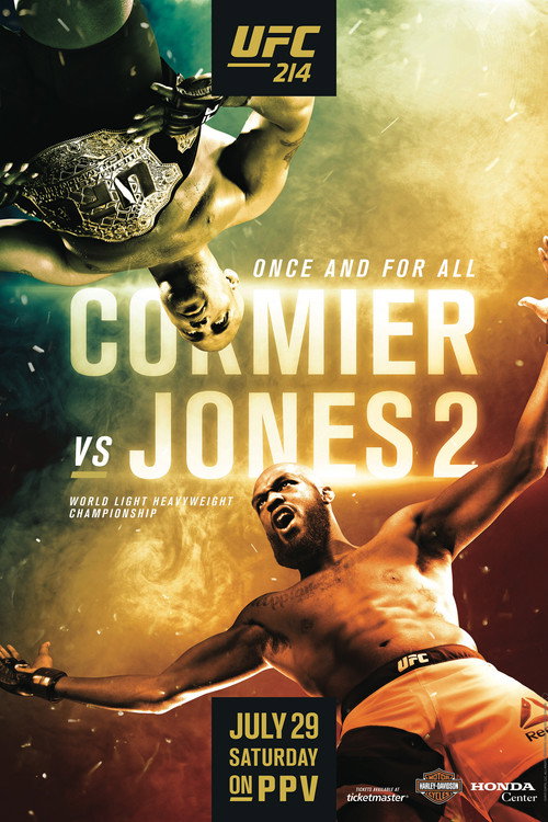UFC 214: Cormier vs. Jones 2 (2017) movie poster