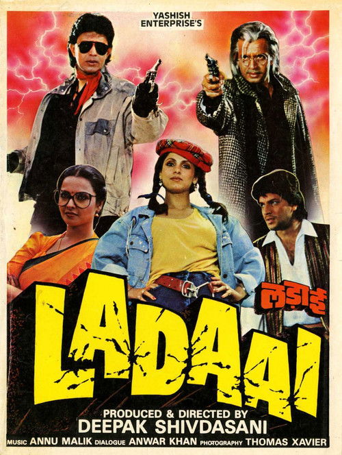 Ladaai (1989) movie poster