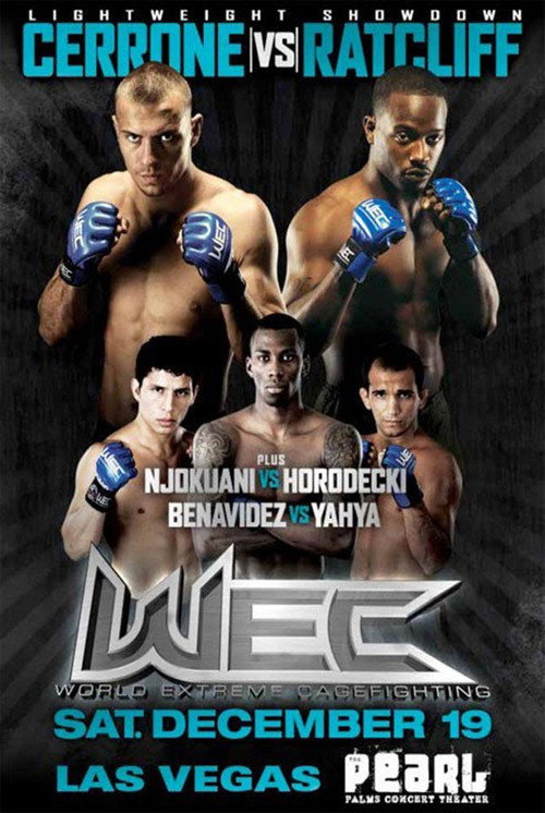 WEC 45: Cerrone vs. Ratcliff (2009) movie poster