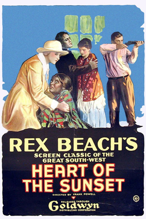 Heart of the Sunset (1918) movie poster