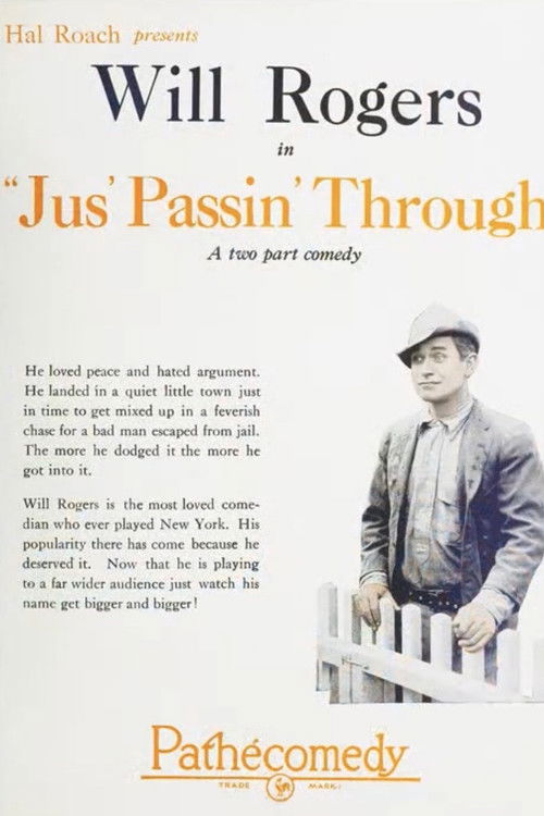 Jus' Passin' Through (1923) movie poster